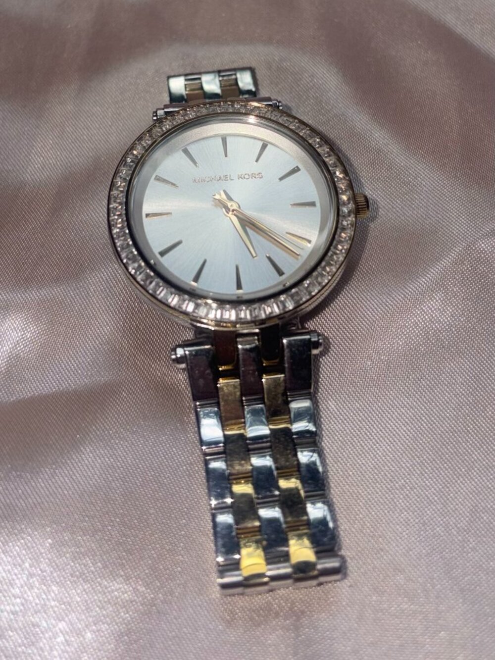 two toned watch